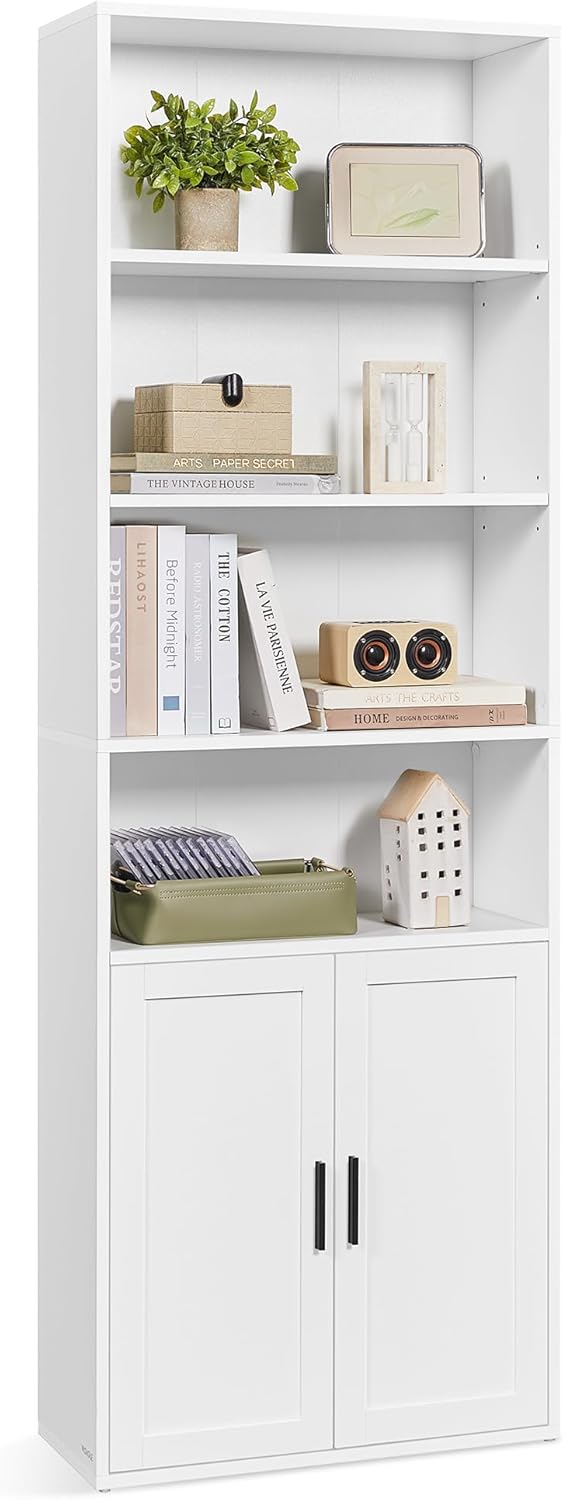 Bookshelf 5-Tier Bookcase Open Storage Shelf