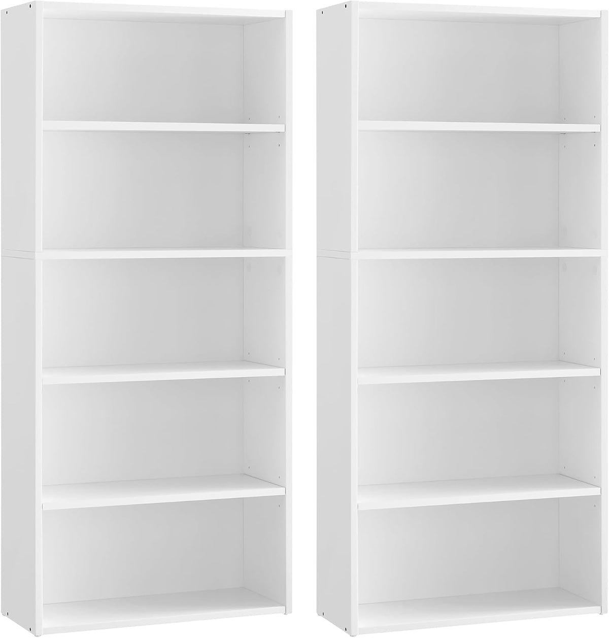 Bookshelf 5-Tier Bookcase Open Storage Shelf