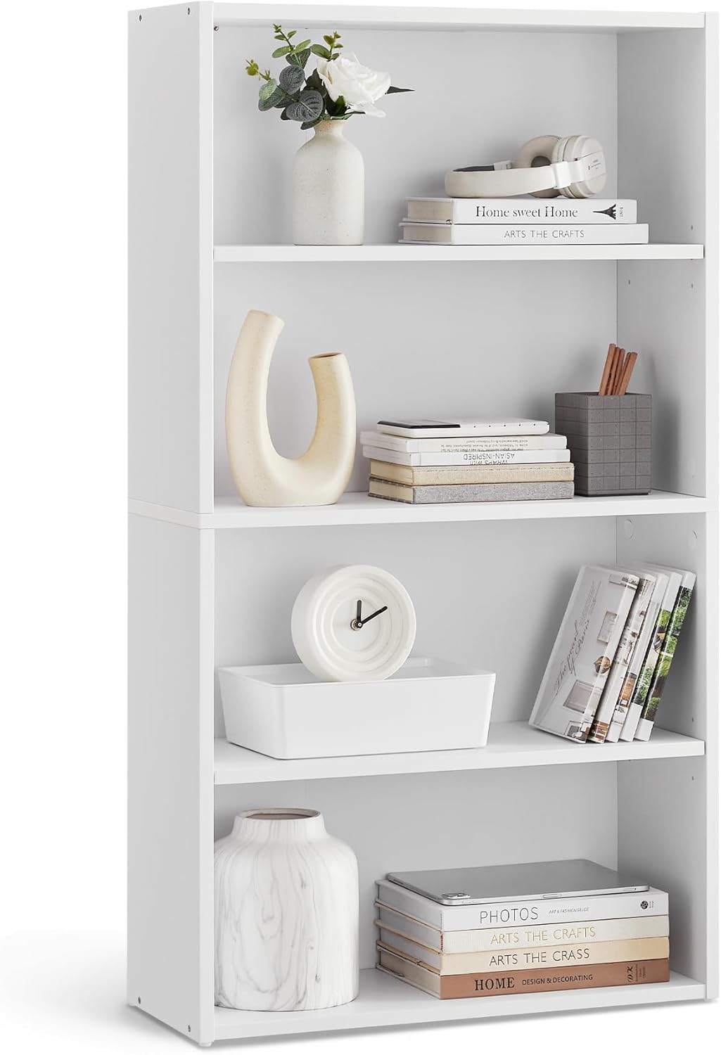 Bookshelf 5-Tier Bookcase Open Storage Shelf