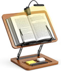 Book Stand for Reading, 360° Rotating Hands Free Book Holder