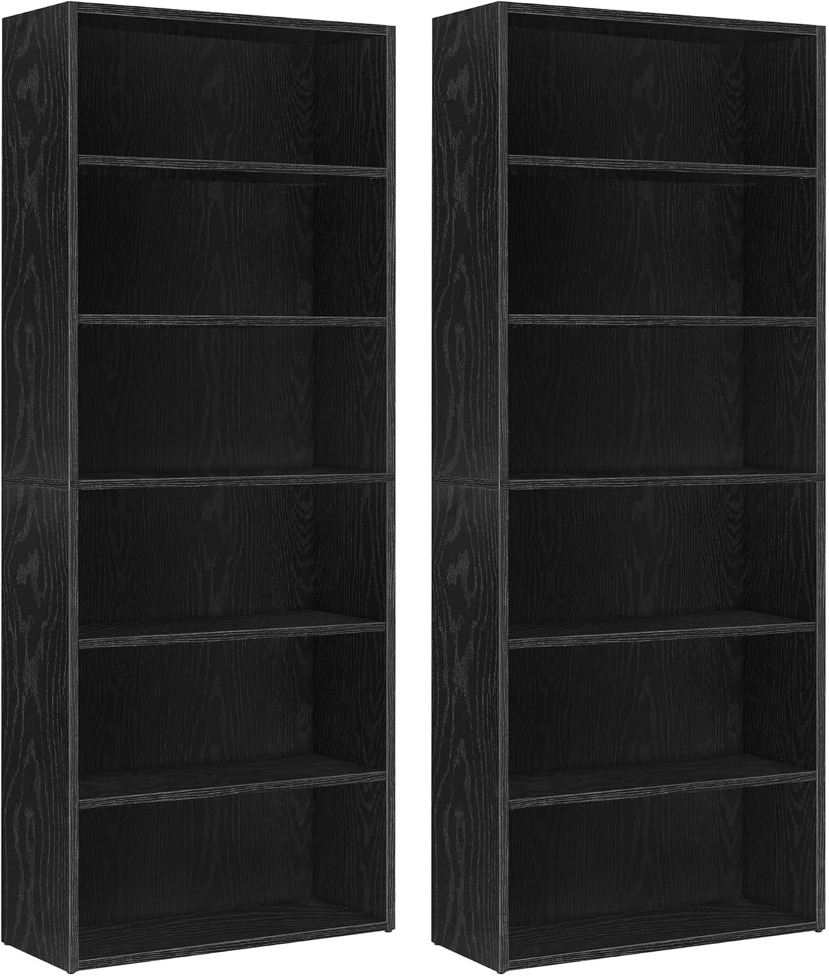 Bookshelf 5-Tier Bookcase Open Storage Shelf