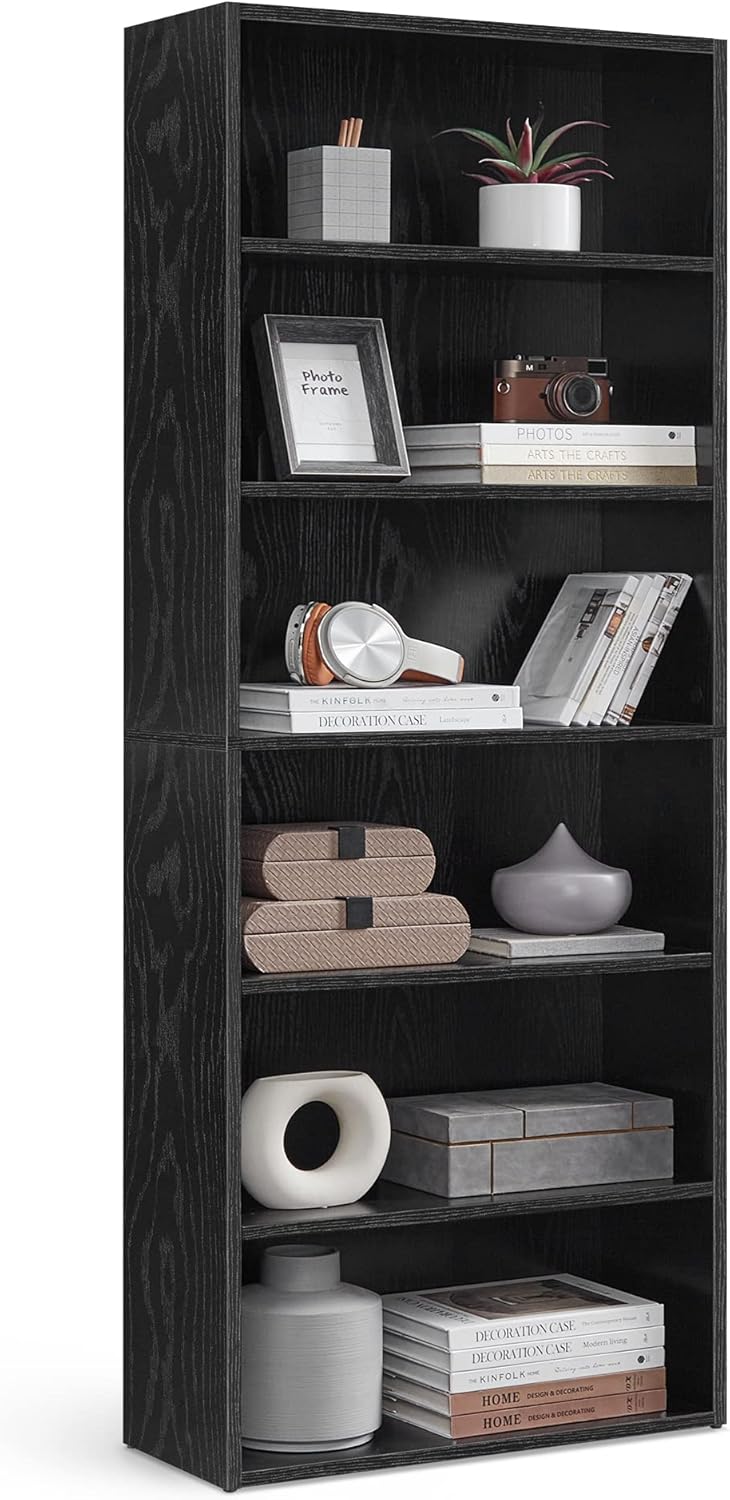 Bookshelf 5-Tier Bookcase Open Storage Shelf