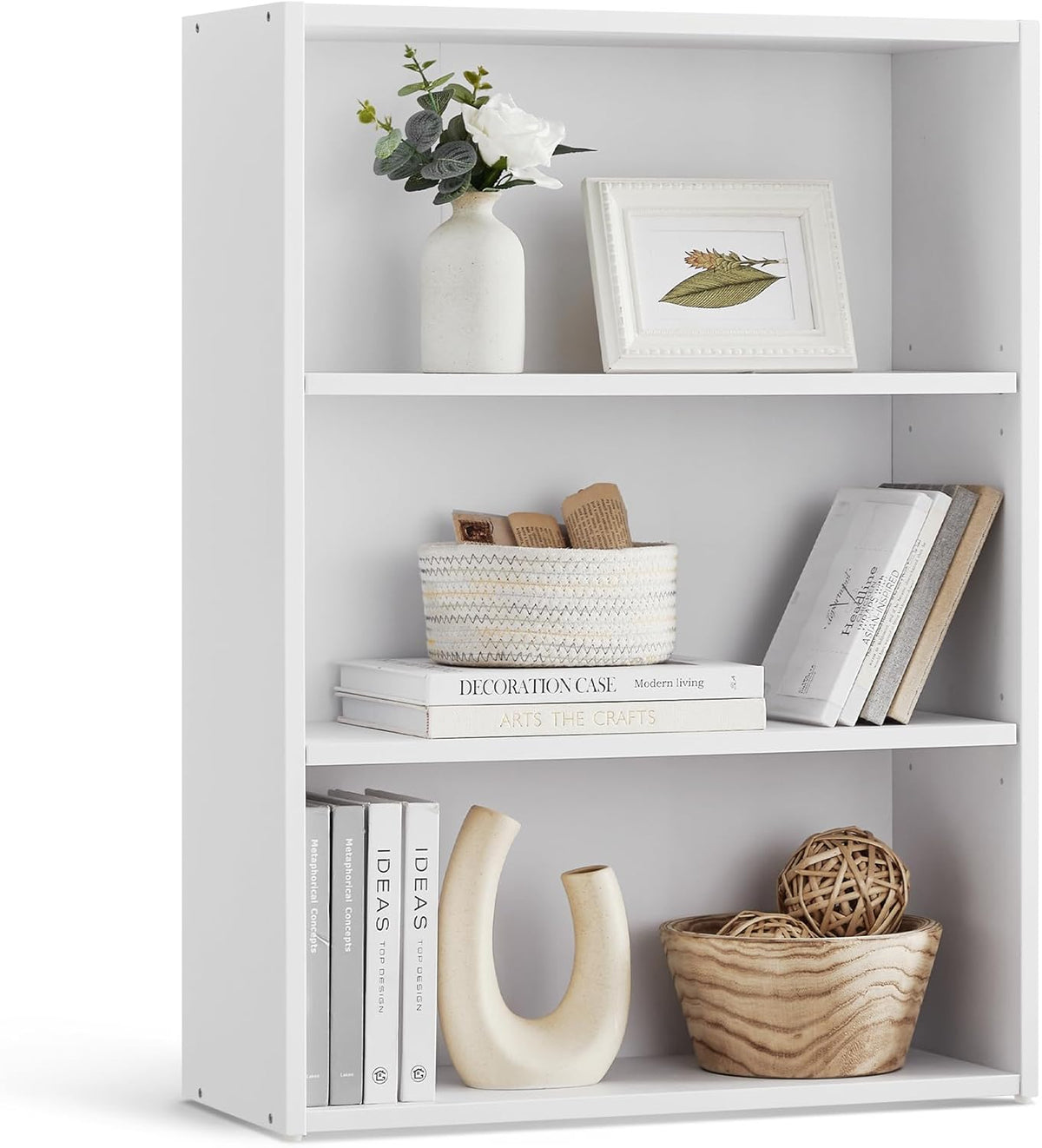 Bookshelf 5-Tier Bookcase Open Storage Shelf