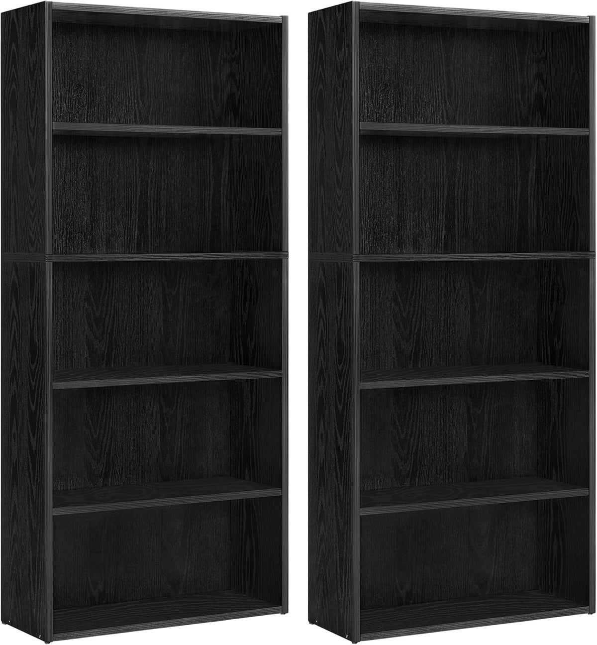 Bookshelf 5-Tier Bookcase Open Storage Shelf