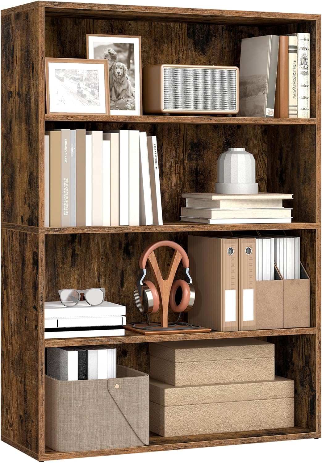 Bookshelf 5-Tier Bookcase Open Storage Shelf