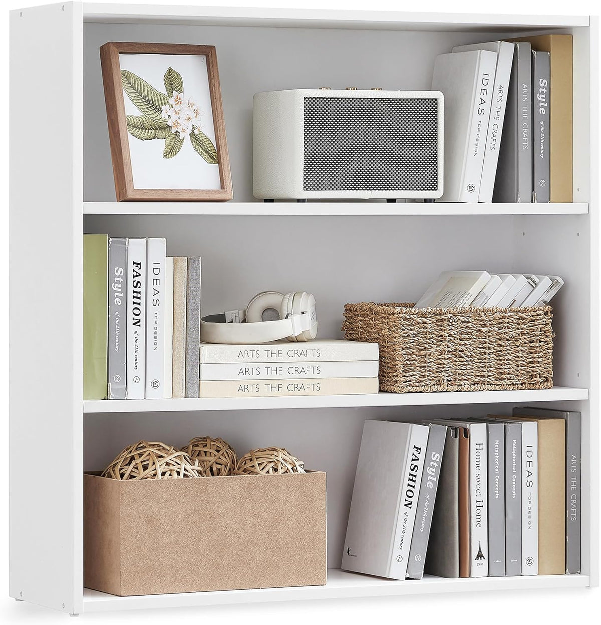 Bookshelf 5-Tier Bookcase Open Storage Shelf