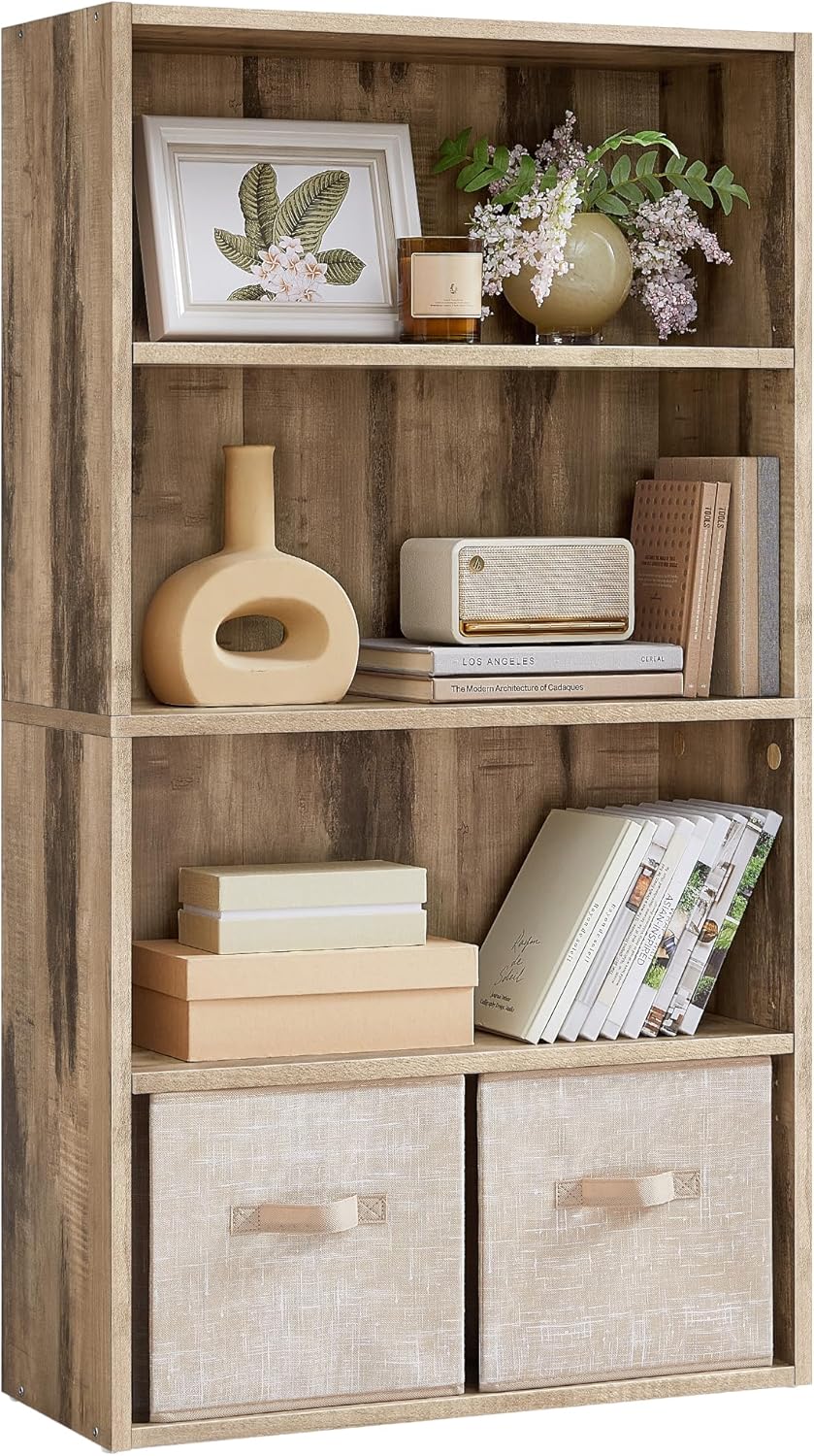 Bookshelf 5-Tier Bookcase Open Storage Shelf
