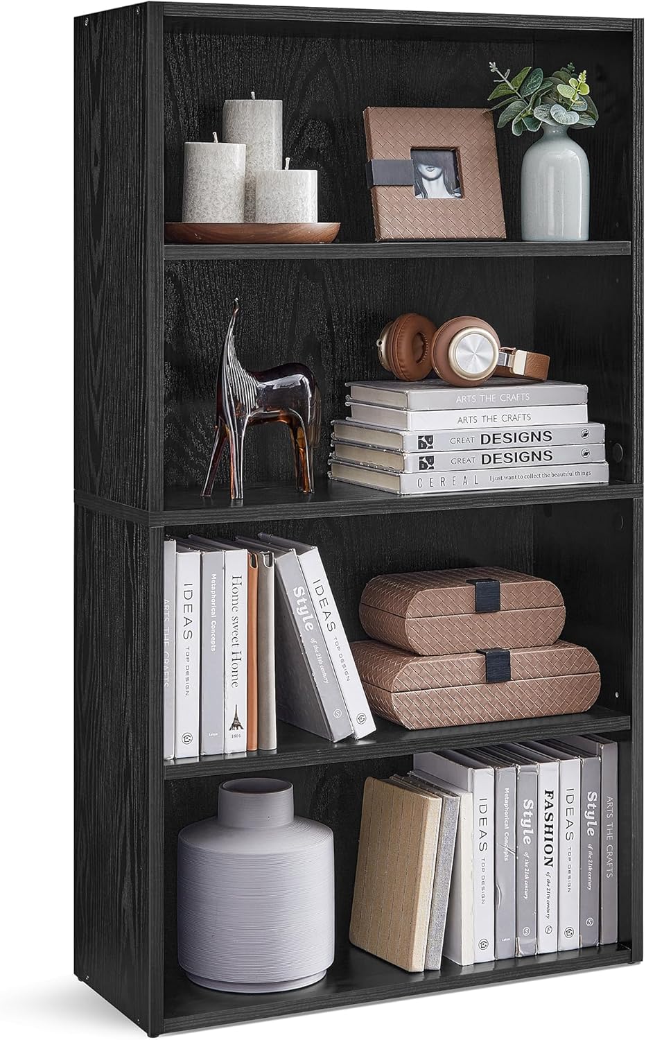 Bookshelf 5-Tier Bookcase Open Storage Shelf