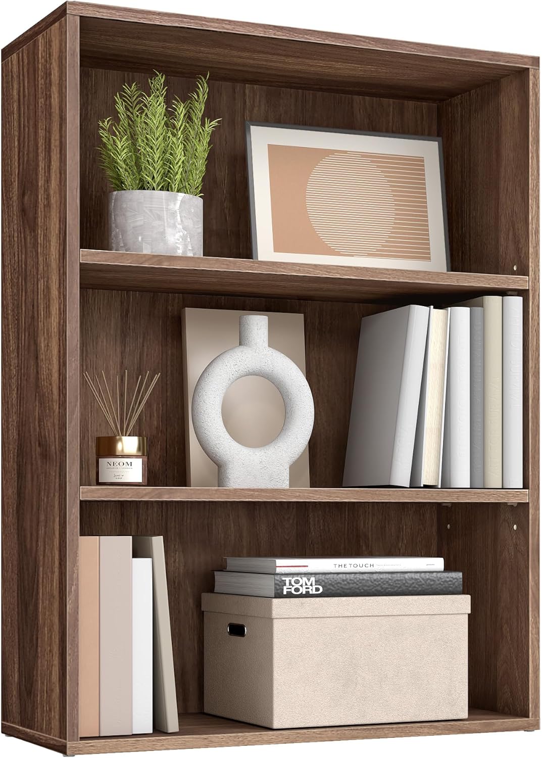 Bookshelf 5-Tier Bookcase Open Storage Shelf