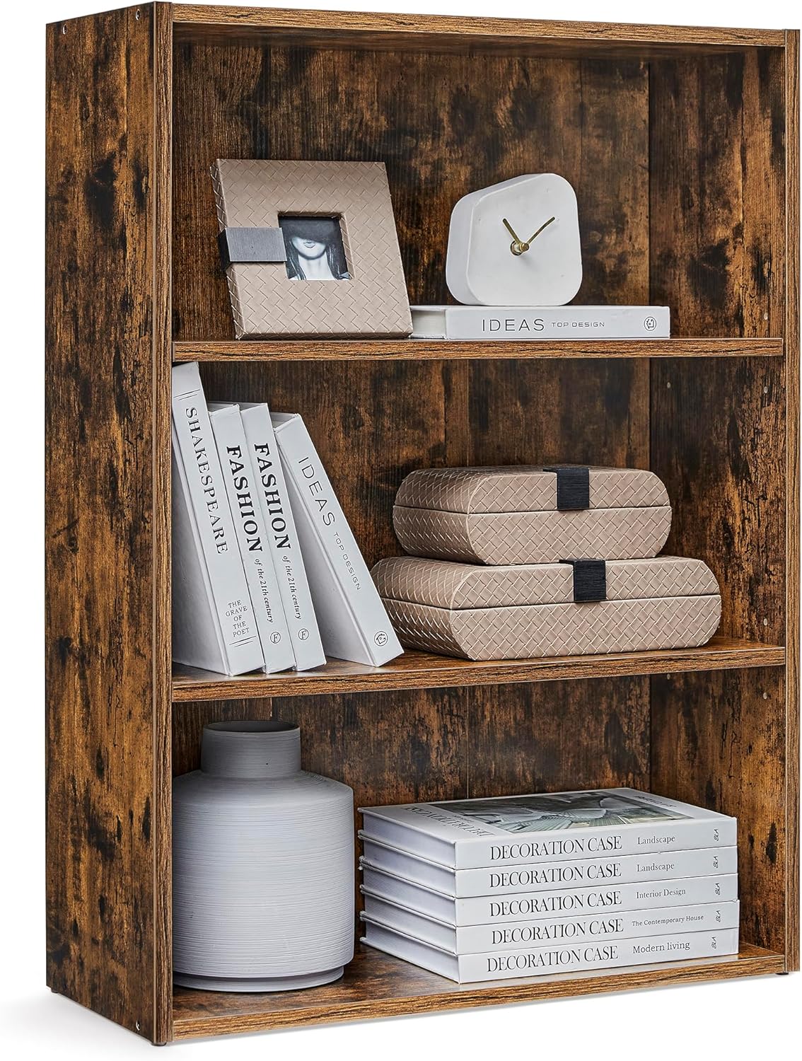 Bookshelf 5-Tier Bookcase Open Storage Shelf