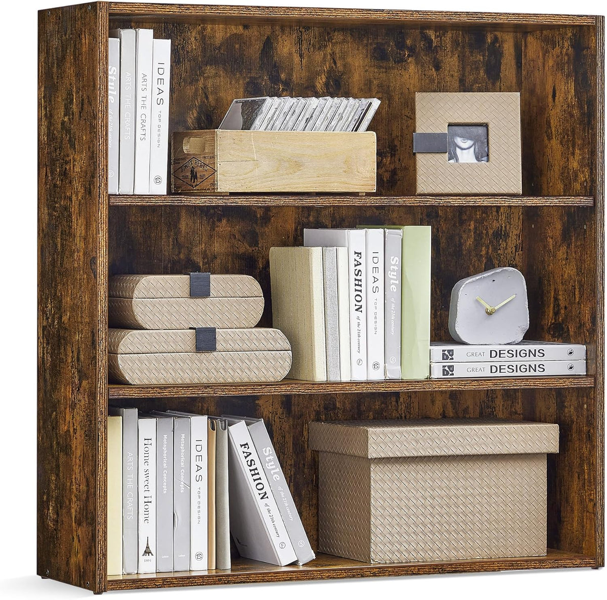 Bookshelf 5-Tier Bookcase Open Storage Shelf