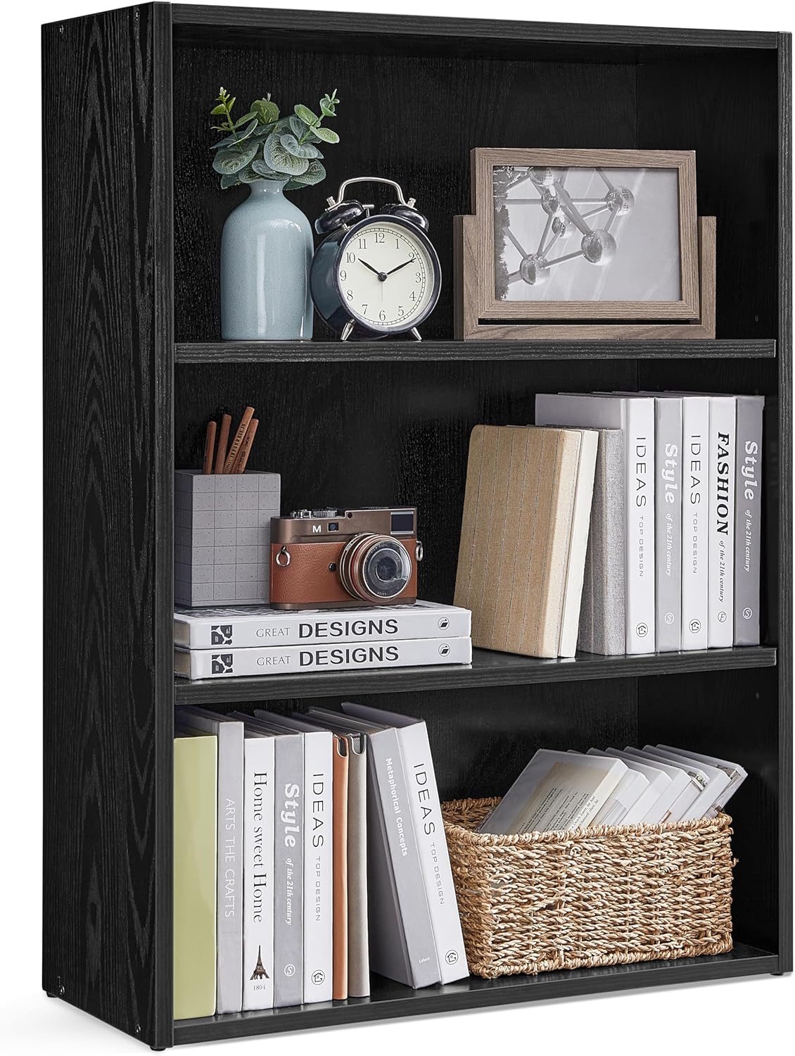 Bookshelf 5-Tier Bookcase Open Storage Shelf