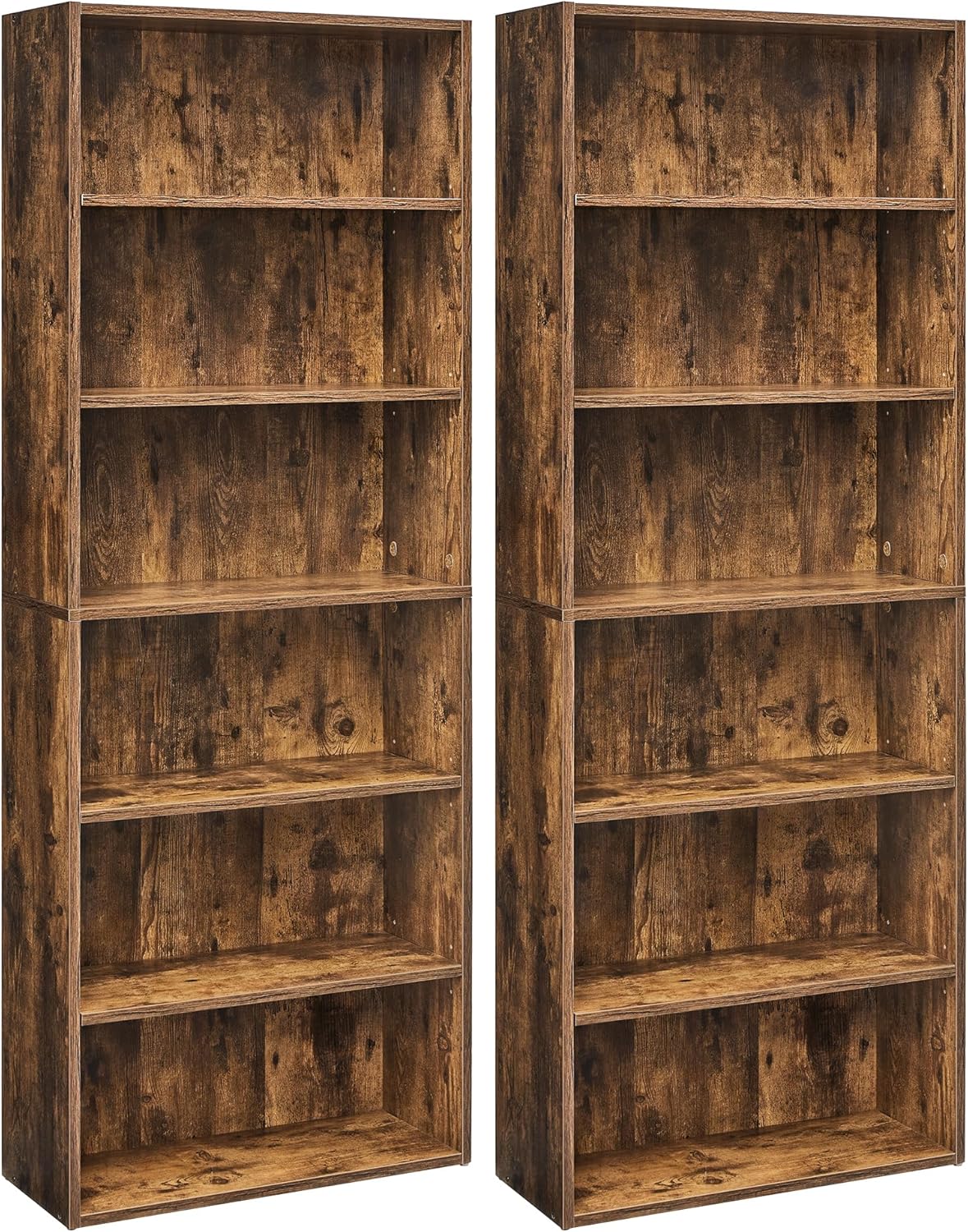 Bookshelf 5-Tier Bookcase Open Storage Shelf