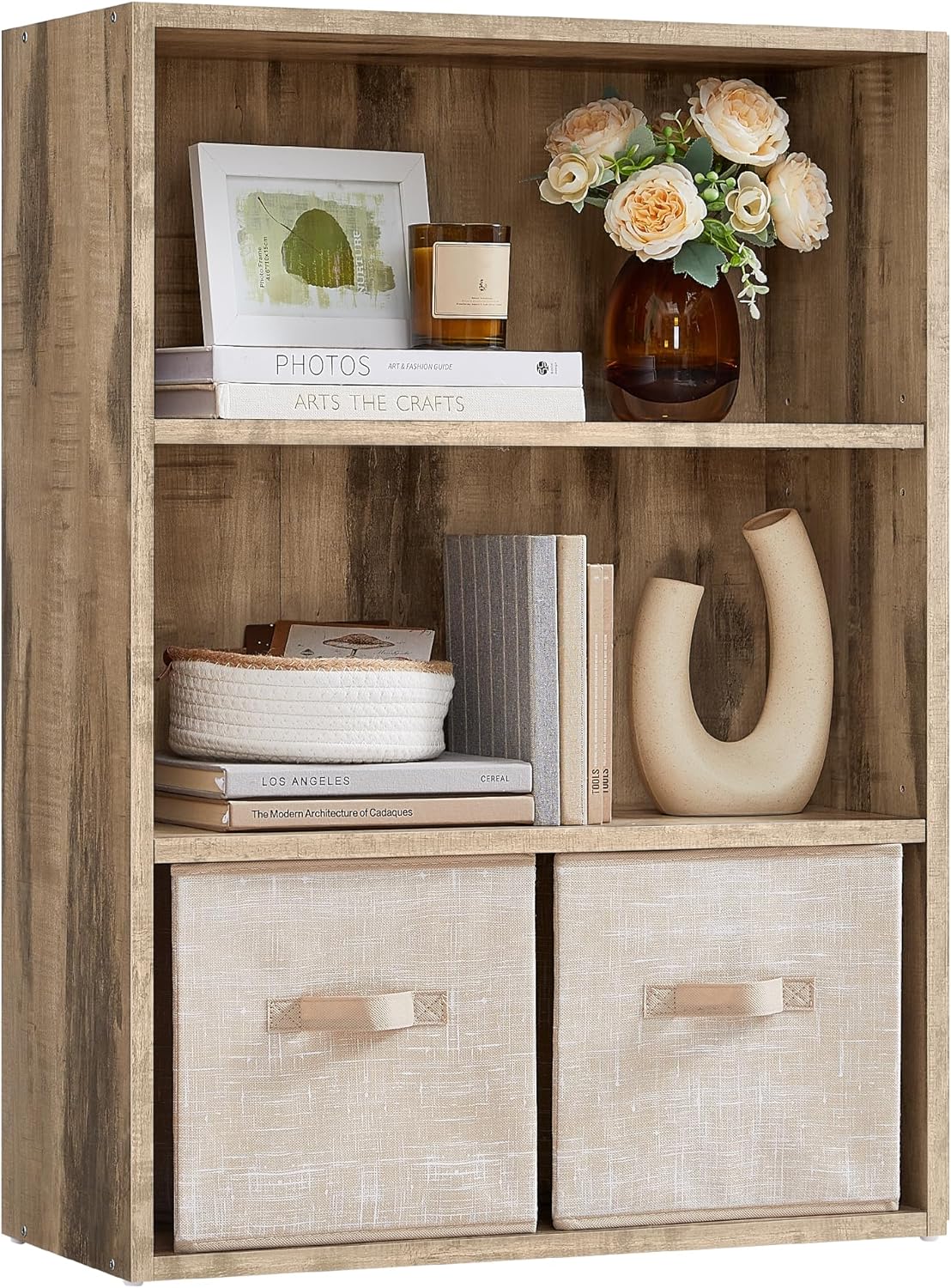 Bookshelf 5-Tier Bookcase Open Storage Shelf